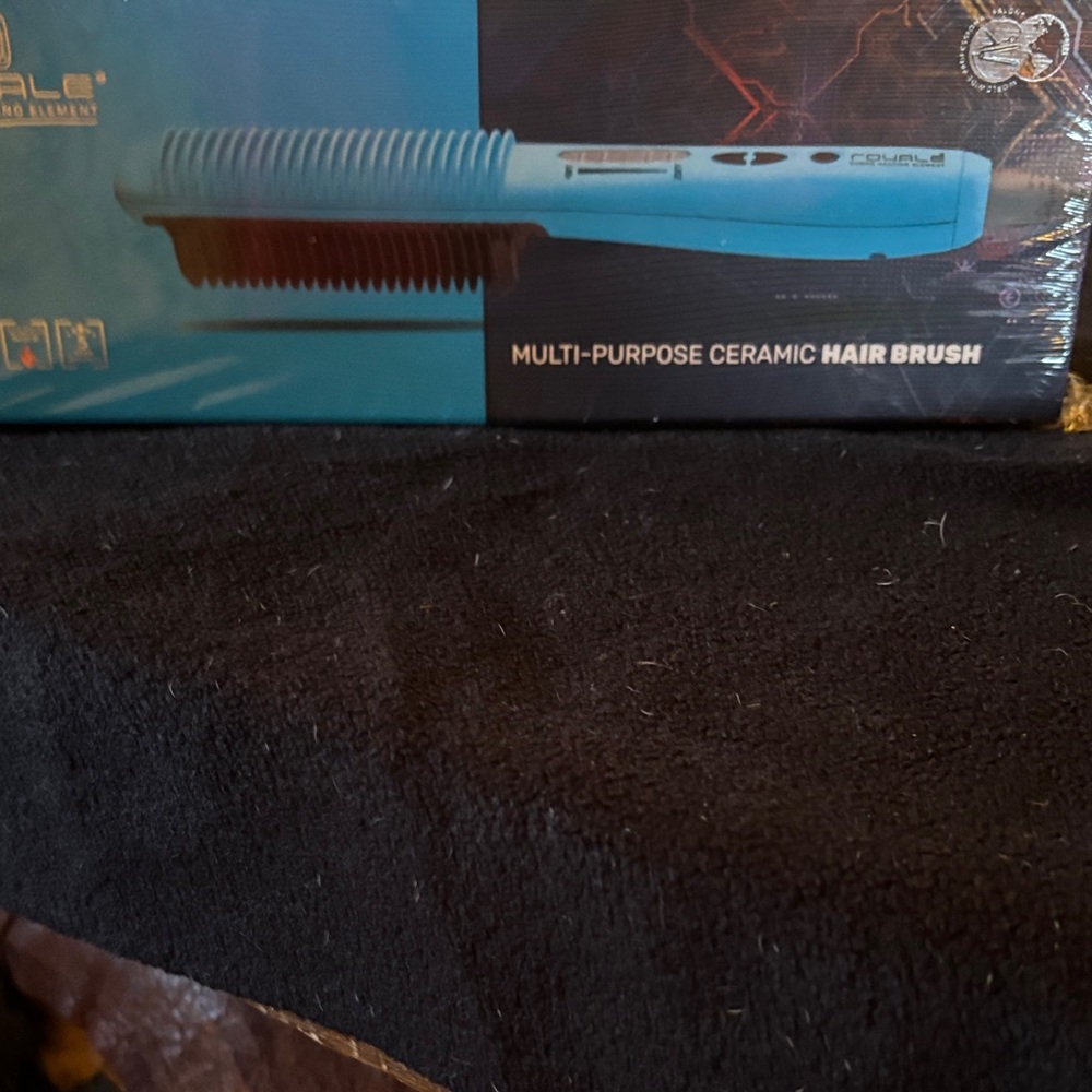 Blue Ceramic Hair Brush
